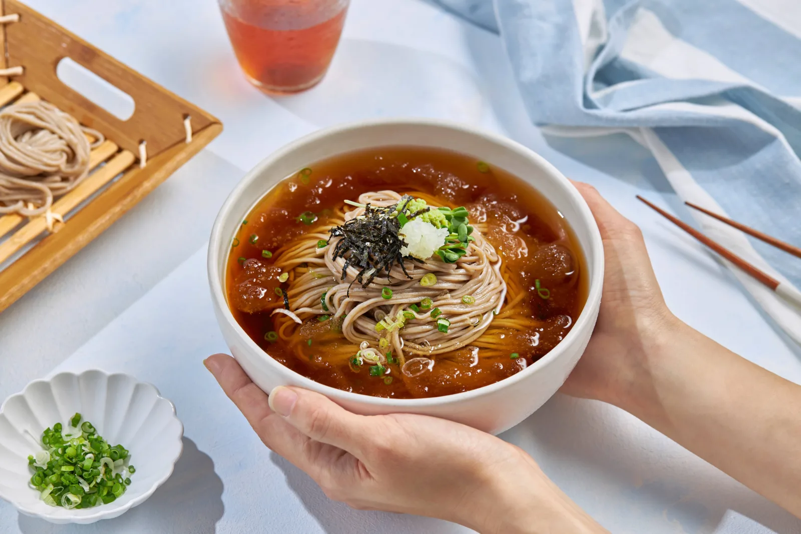생메밀면부터 살얼음 육수까지, 토리가의 선물 — 집으로 보낸 냉모밀