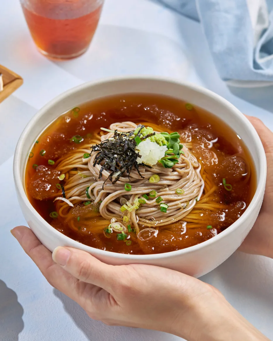 생메밀면부터 살얼음 육수까지, 토리가의 선물 — 집으로 보낸 냉모밀